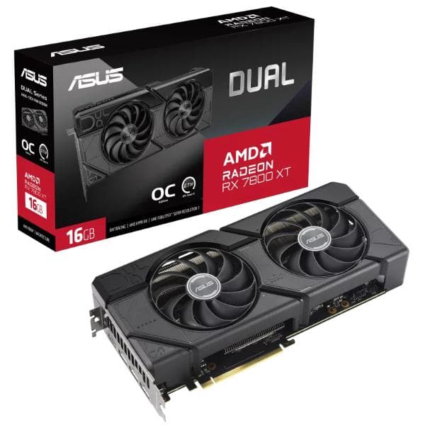 ASUS Dual Radeon RX 7800 XT OC Edition 16GB GDDR6 - 1