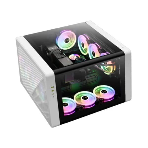 Gamdias Neso P1 BW (ATX) Full Tower Cabinet (Black And White) - 5