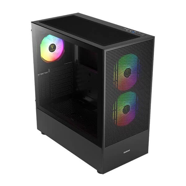 Gamdias Talos E3 Mesh Elite ARGB (E-ATX) Mid Tower Cabinet (Black) - 3