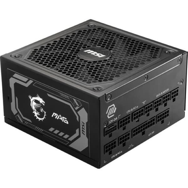 MSI MAG A1250GL PCIE5 1250W 80 PLUS Gold Modular Power Supply - 2