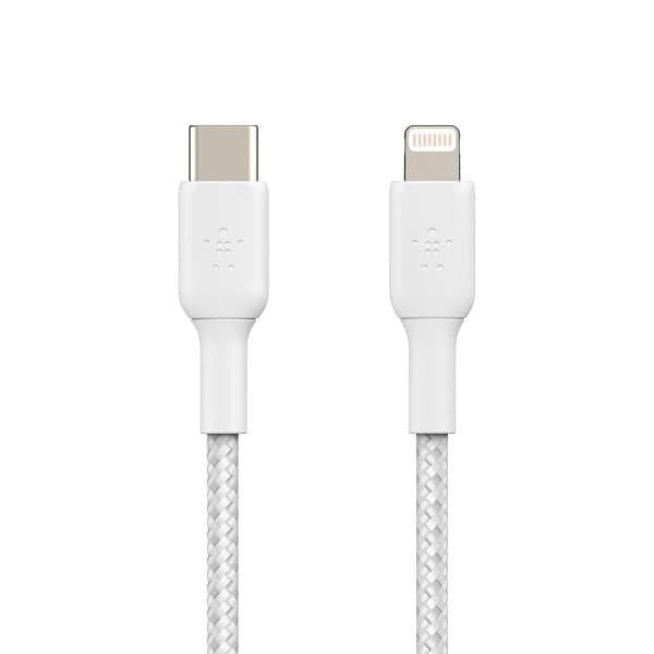 Belkin BoostCharge Lightning to Type C Cable 3.3 feet (1 meters) – White - 3