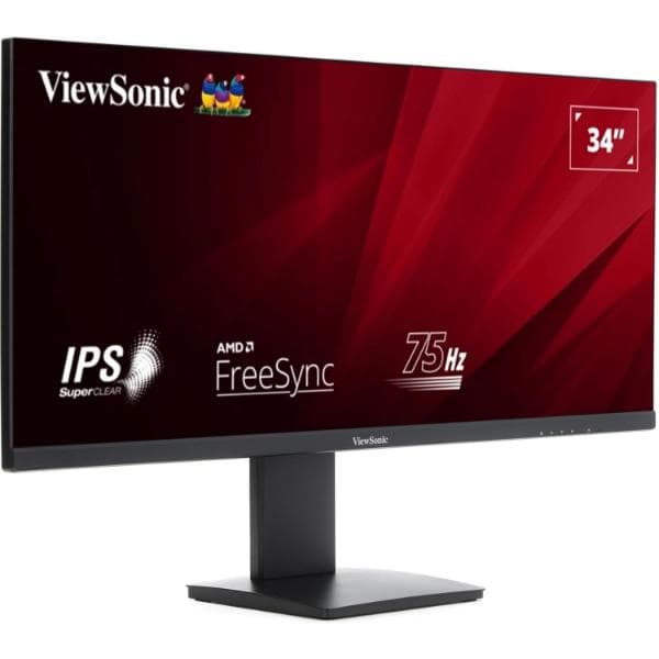 ViewSonic VA3456-MHDJ 34" UWQHD Free Sync Ultra Wide Monitor Black - 1