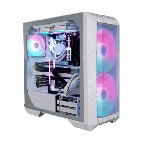 Cooler Master HAF 500 (E-ATX) Cabinet (White) - 1