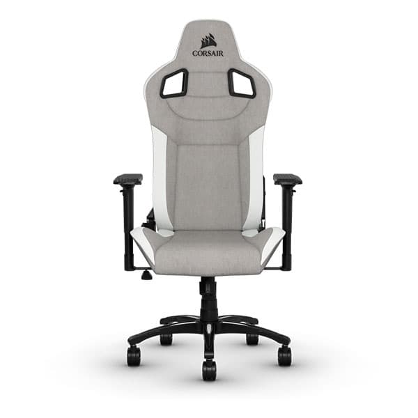 Corsair T3 RUSH Gaming Chair (Gray-White) - 1