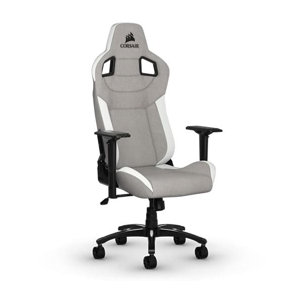 Corsair T3 RUSH Gaming Chair (Gray-White) - 2