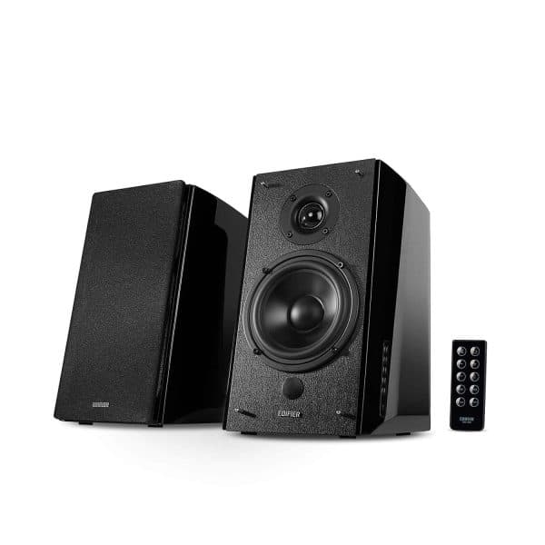 Edifier R2000DB Powered Bluetooth Bookshelf Speakers (Black) - 1