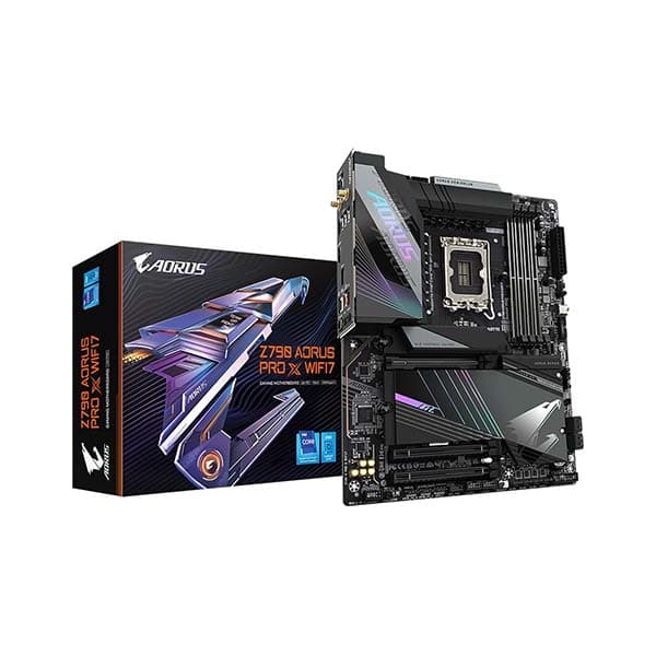 Gigabyte Z790 Aorus Pro X Intel Lga 1700 Atx Motherboard (Black) Supports Intel 12th, 13th & 14th Gen Processors - 1