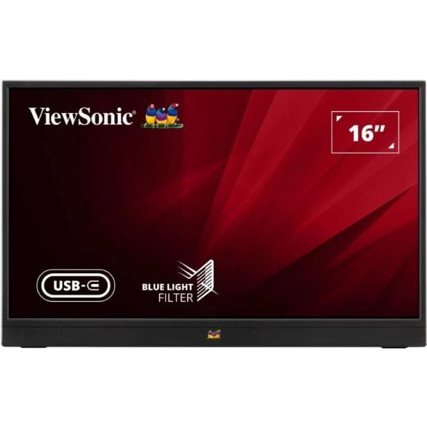 ViewSonic 16" FHD Portable Monitor IPS 60Hz VA1655 Black - 3