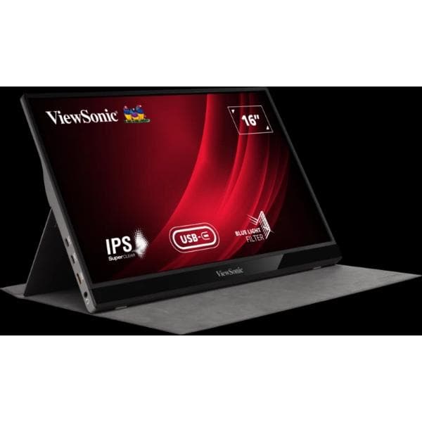 ViewSonic VG1655 16" FHD Portable Monitor IPS 60Hz Silver - 7