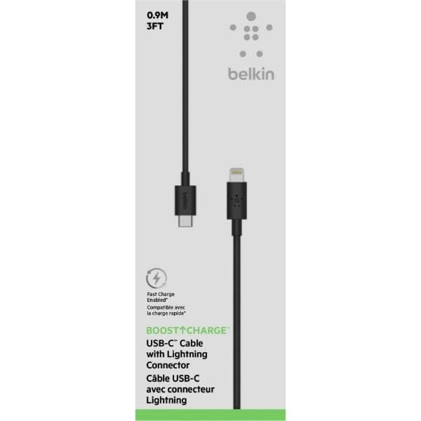 Belkin BOOSTCHARGE USB-C Cable with Lightning Connector 0.9 meter - 2