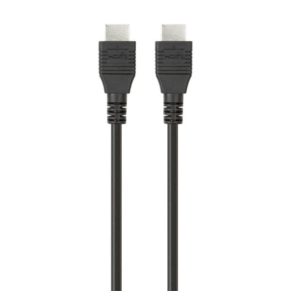 Belkin High-Speed HDMI Cable with Ethernet 4K/Ultra HD Compatible 1 Meter Cable Gold Platted, Black - 1