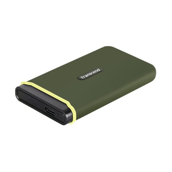 Transcend 4TB ESD380C USB 3.2 Gen 2x2 Portable SSD (Military Green) - 1
