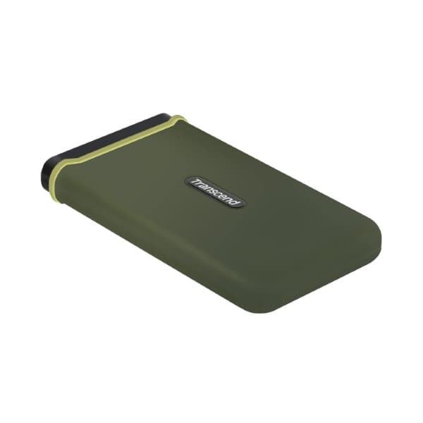 Transcend 4TB ESD380C USB 3.2 Gen 2x2 Portable SSD (Military Green) - 2