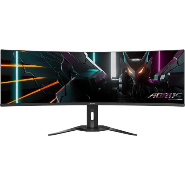 Gigabyte Aorus CO49DQ 49" QD OLED 144Hz DQHD Ultrawide Curved Gaming Monitor - 1