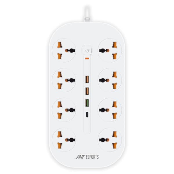 Ant Esports PS831 Power Strip with USB Ports - 1