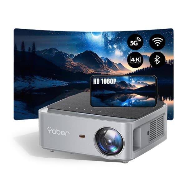 Yaber PRO U6 5G WiFi Bluetooth 4K Home Projector - 1