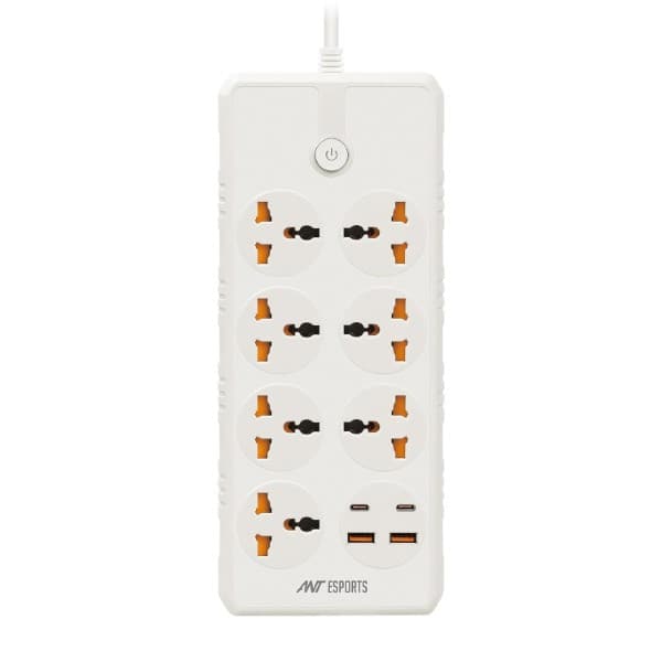 Ant Esports PS722 Power Strip with USB Ports
