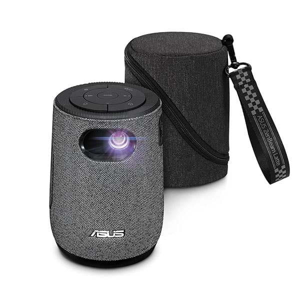 ASUS ZenBeam Latte L1 Portable LED Projector – 300 Lumens, 720p, Sound by Harman Kardon, 10 W Bluetooth® Speaker, 3-hour Video Playback, Wireless Projection, Built-in Battery, USB Type-A, HDMI®