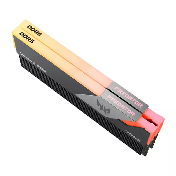 Acer Predator Vesta II RGB Series 32GB (16GBx2) DDR5 6000MHz CL30 Desktop Ram (Black) - 2