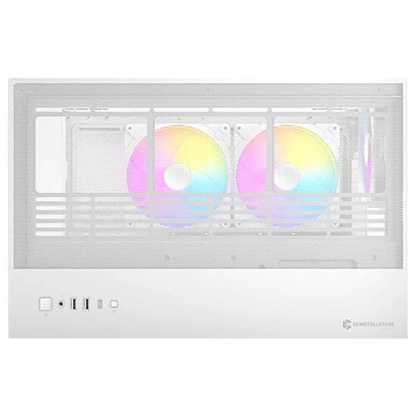 Antec C8 ARGB (E-ATX) Full Tower Cabinet (White) - 5