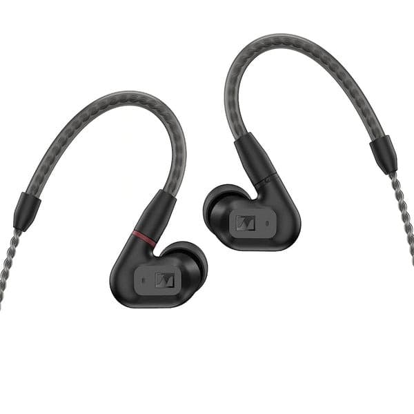 Sennheiser IE 200 in-Ear Audiophile Headphones, German Design, 7mm Wide Band Driver, Detachable MMCX Cable, Flexible Ear Hooks, Balanced Tuning