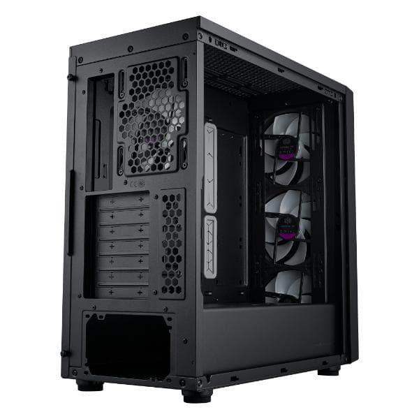 Cooler Master MasterBox 600 ARGB Tempered Glass ATX Cabinet Black - 3
