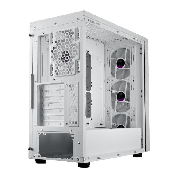 Cooler Master MasterBox 600 ARGB Tempered Glass ATX Cabinet White - 4