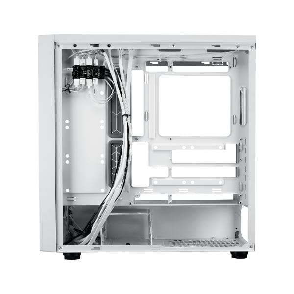 Cooler Master MasterBox 600 ARGB Tempered Glass ATX Cabinet White - 5