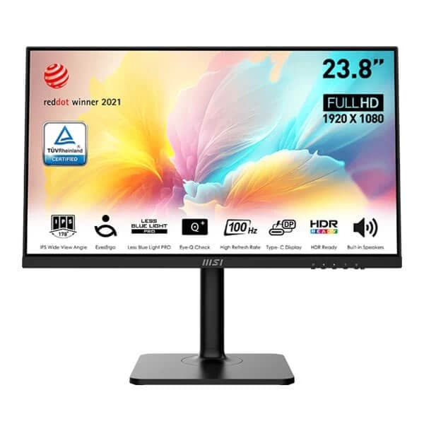 MSI Modern MD2412P 24 Inch Monitor - 1