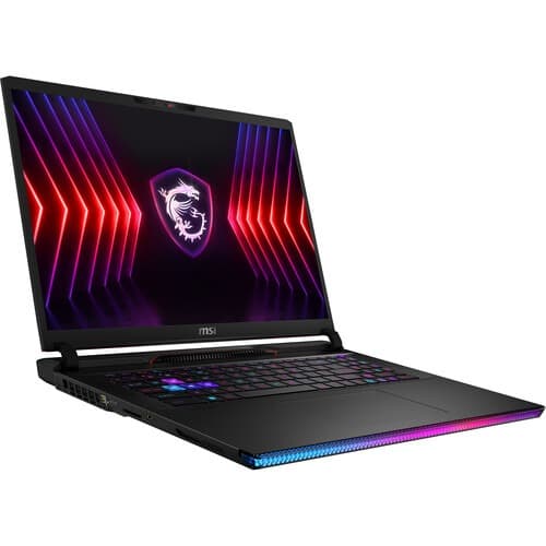 MSI Raider GE78HX 14VHG 17 Inch i9-14900HX DDR5 RAM 32GB (16*2) 2TB NVMe PCIe Gen4x4 SSD RTX 4080,GDDR6 12GB Gaming Laptop 9S7-17S151-805 - 3