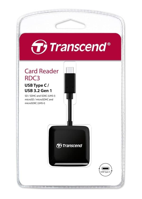 Transcend TS-RDC3 USB 3.2 USB Type-C Multifunctional Card Reader - 3