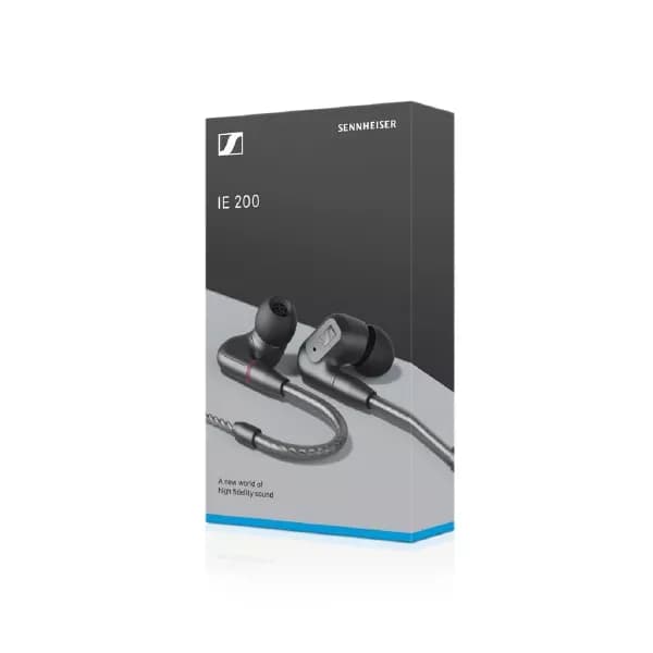 Sennheiser IE 200 in-Ear Audiophile Headphones, German Design, 7mm Wide Band Driver, Detachable MMCX Cable, Flexible Ear Hooks, Balanced Tuning - 5
