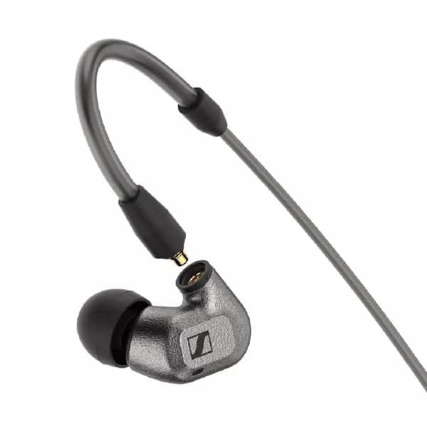 Sennheiser IE600 Hi-Res Audiophile in-Ear Monitors, German Made, Trueresponse Transducers, Dual Resonator Chambers, Rich Bass, Silver - 2