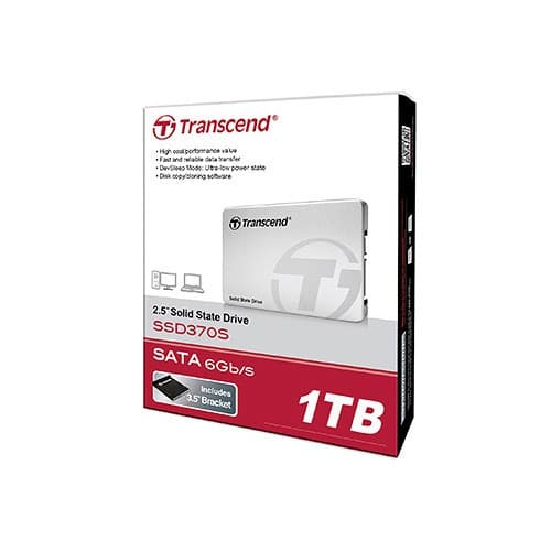 Transcend 64GB SSD370S SATA III 2.5" Internal SSD (TS64GSSD370S) - 2