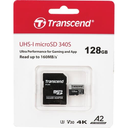 Transcend 128GB 340S UHS-I microSDXC Card - 2