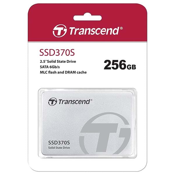 Transcend 256GB SSD370S SATA III 2.5" Internal SSD (TS256GSSD370S) - 2