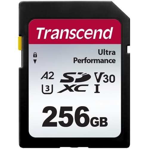 Transcend 256GB 340S UHS-I A2 SDXC Card - 1