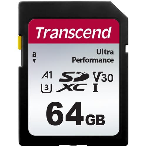 Transcend 64GB 340S UHS-I A1 SDXC Card - 1