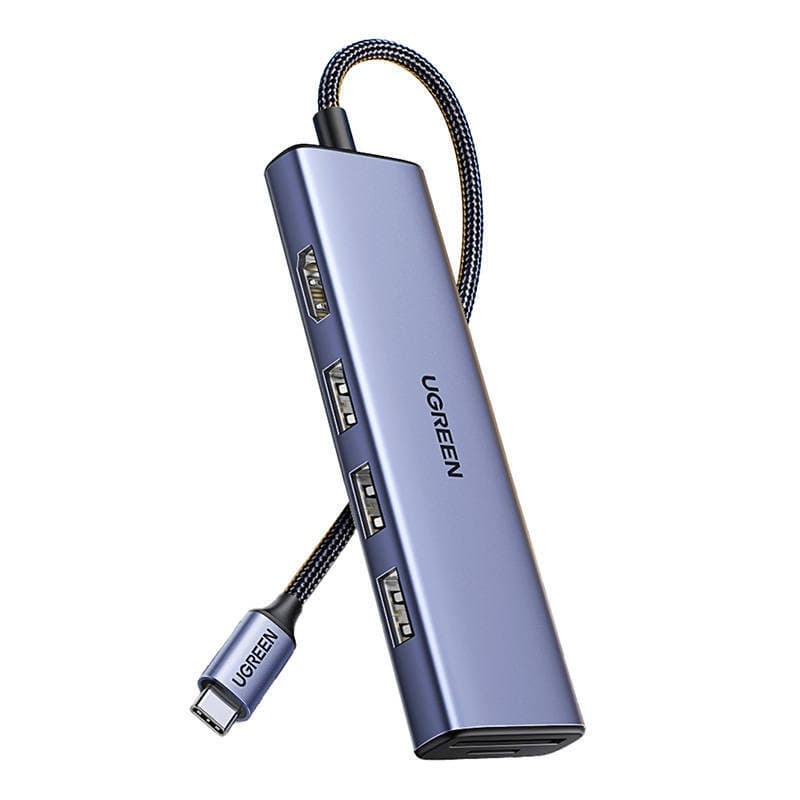 UGREEN CM511 USB-C to HDMI HUB Adapter, 3x USB-A 3.0 - 1