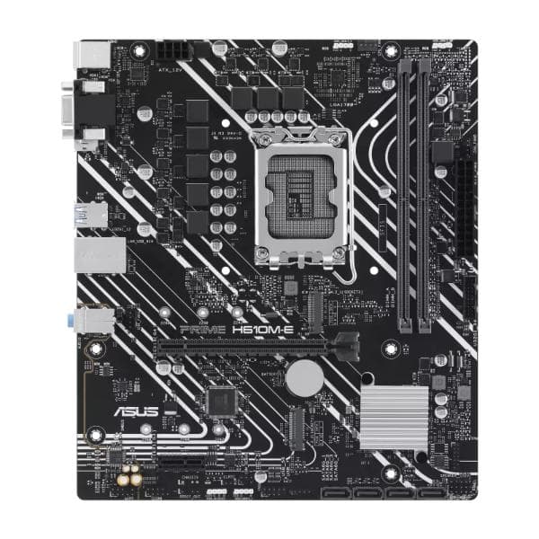 ASUS Prime H610M-E DDR5 Intel LGA 1700 mATX Motherboard Supports Intel 12th, 13th & 14th Gen Processors - 4