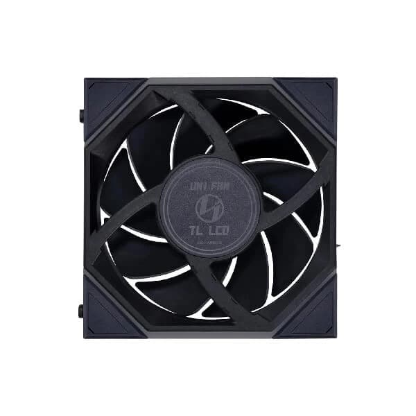 Lian Li UNI Fan TL LCD RGB Black 120mm Cabinet Fan (Triple Pack) - 4