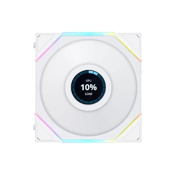 Lian Li UNI Fan TL LCD RGB White120mm Cabinet Fan (Triple Pack) - 4