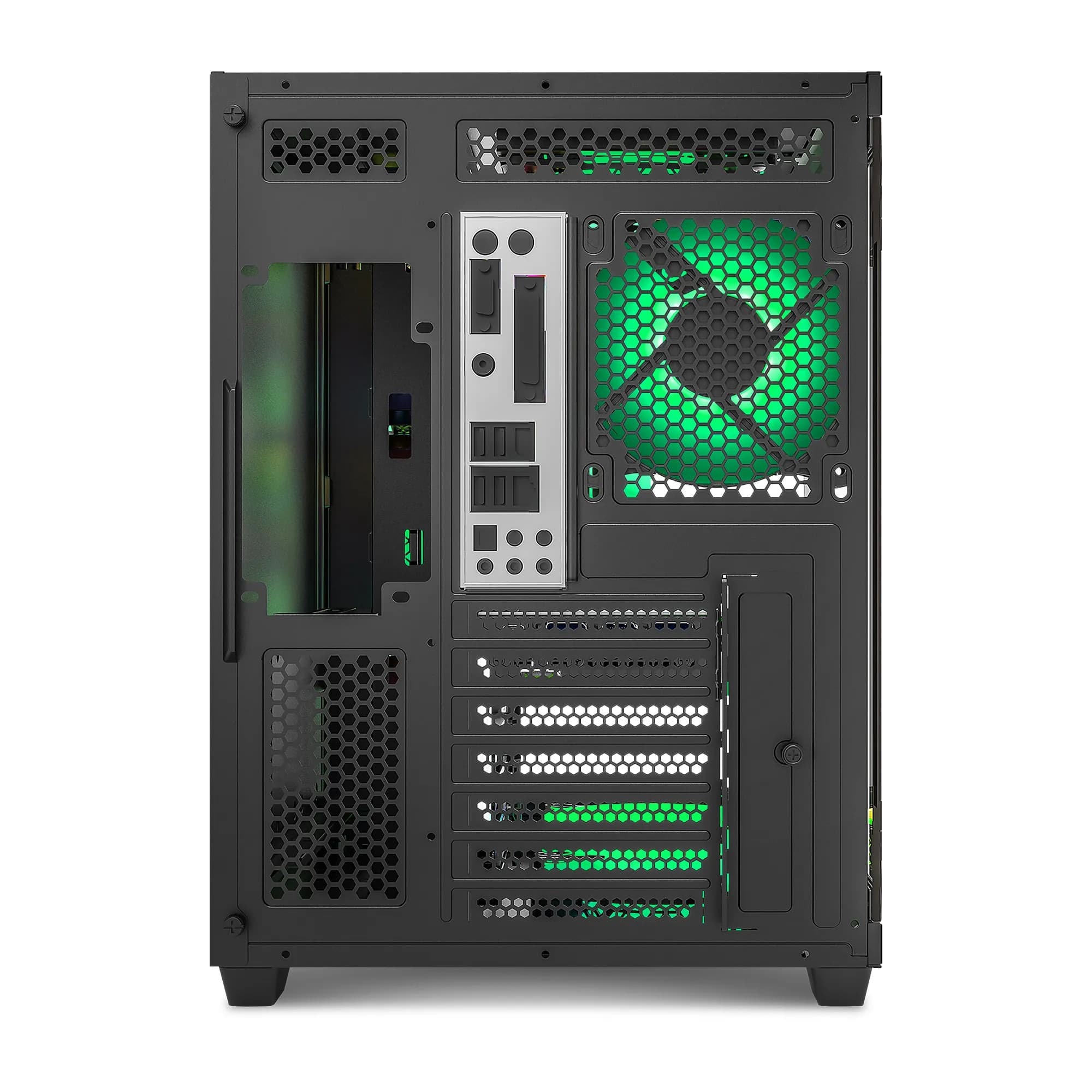 Ant Esports Crystal X11 (ATX) Mid Tower Cabinet (Black) - 4