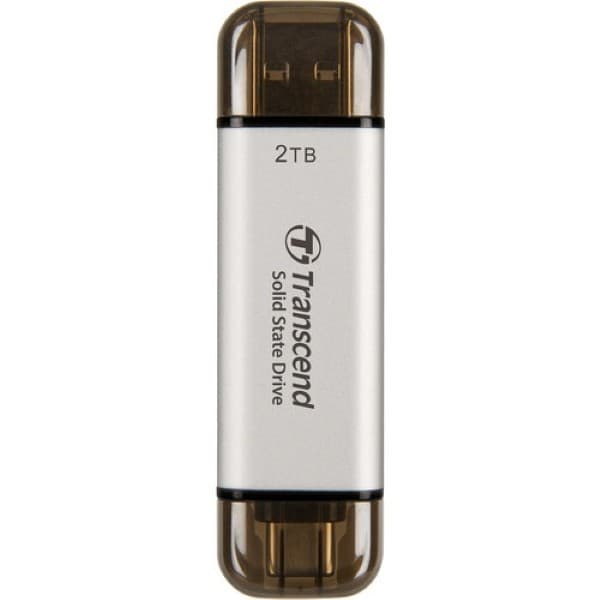 Transcend 310C 2TB USB C Portable SSD (Silver) - 1