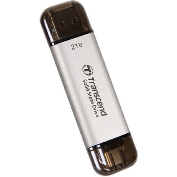 Transcend 310C 2TB USB C Portable SSD (Silver) - 3