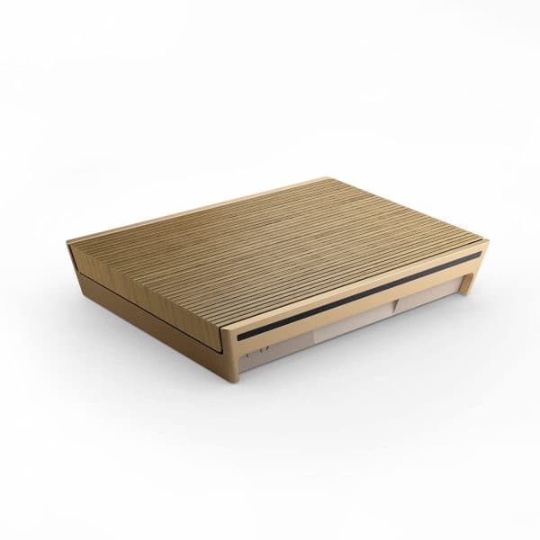 Bang & Olufsen Beosound Level Portable Wi-Fi Multiroom Speaker (Gold Tone/Light Oak) - 2