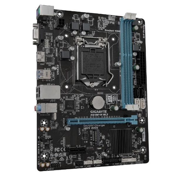 Gigabyte H81M-H M.2 (rev. 1.0) LGA 1150 DDR3 Intel Motherboard - 2