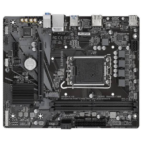 Gigabyte H610M K V2 Intel Motherboard Supports Intel 12th, 13th & 14th Gen Processors - 3