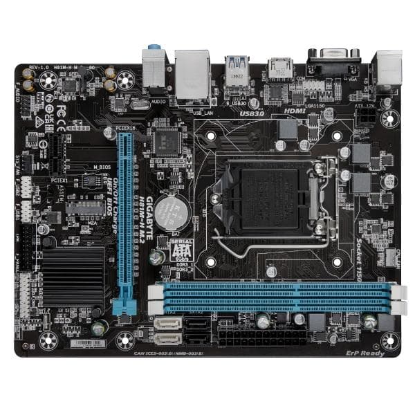 Gigabyte H81M-H M.2 (rev. 1.0) LGA 1150 DDR3 Intel Motherboard - 4