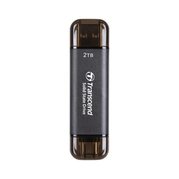 Transcend 310C 2TB USB C Portable SSD (Black) - 1